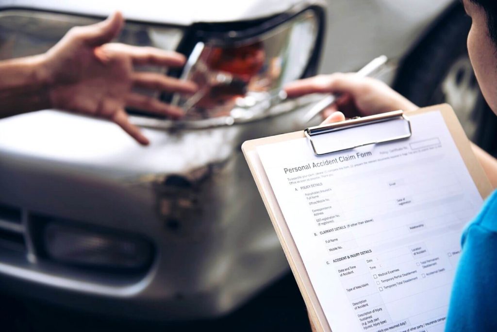 Remplir un formulaire lors d'un accident