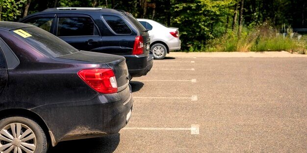 Stationnement de voitures