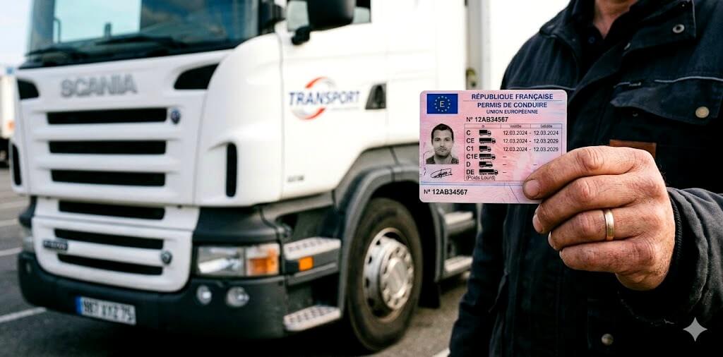 Obtention du permis poids lourd