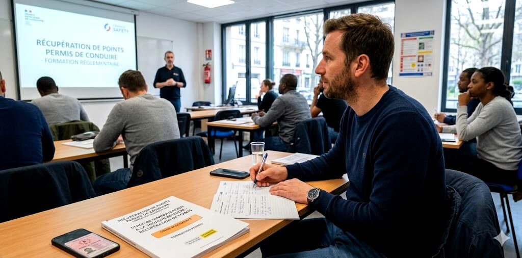 Stage pour récupérer ses points de permis de conduire