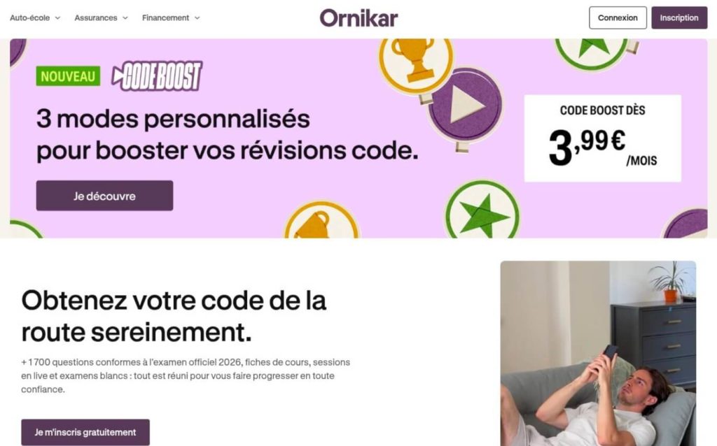 Ornicar site de l'auto école