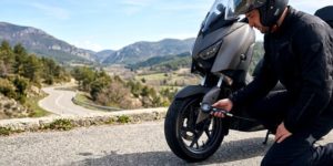 Pression des pneus du scooter Yamaha Xmax 125